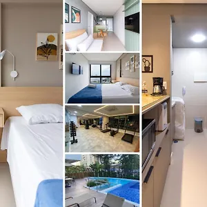  Apartamento Com Vista Maravilhosa No Bairro Do Pina! Cozinha Completa, Wi-fi, Ar Condicionado E Maquina De Lavar - Com Estacionamento, Recepcao 24h, Piscina E Academia Brasil